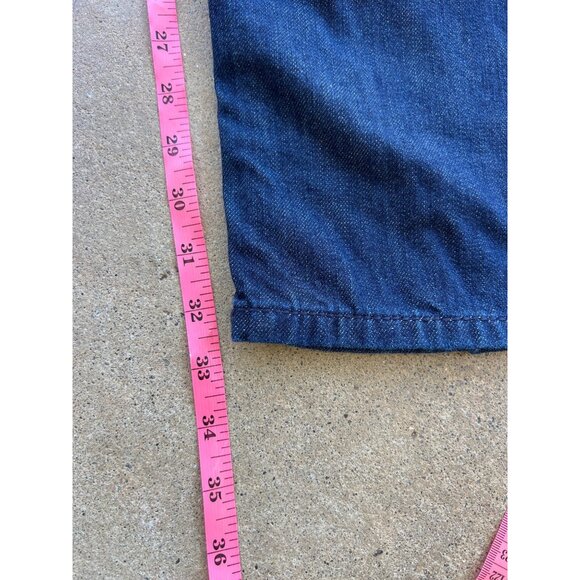 Vintage Blue Label Mens Jeans Size 40 Baggy Hip Hop D4 - Picture 5 of 6